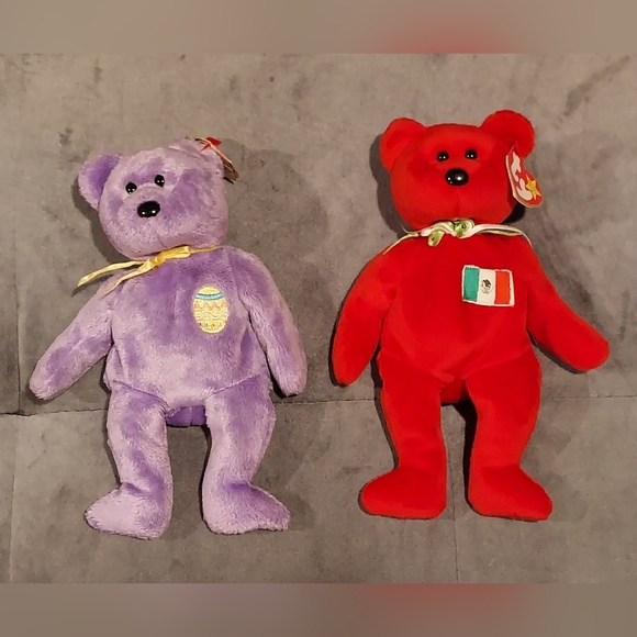 NWT VINTAGE TY TOYS RETIRED BEANIE BABIES ALL BEARS BUNDLE OF 7 RARE COLLECTIBLE - Picture 8 of 9
